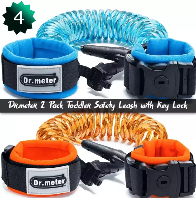 Dr.meter 2 Pack Toddler Safety Leash with Key Lock
