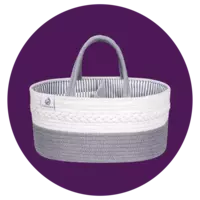 KiddyCare Diaper Caddy Gray