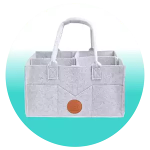 KeaBabies Diaper Caddy Organizer